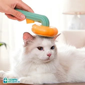 Cepillo para Mascotas con Mecanismo Inteligente