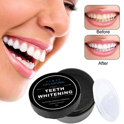 😁 Blanqueador de Dientes de Carbón Activado 100% Natural – Elimina Manchas, Mejora tu Sonrisa y Cuida tu Esmalte.